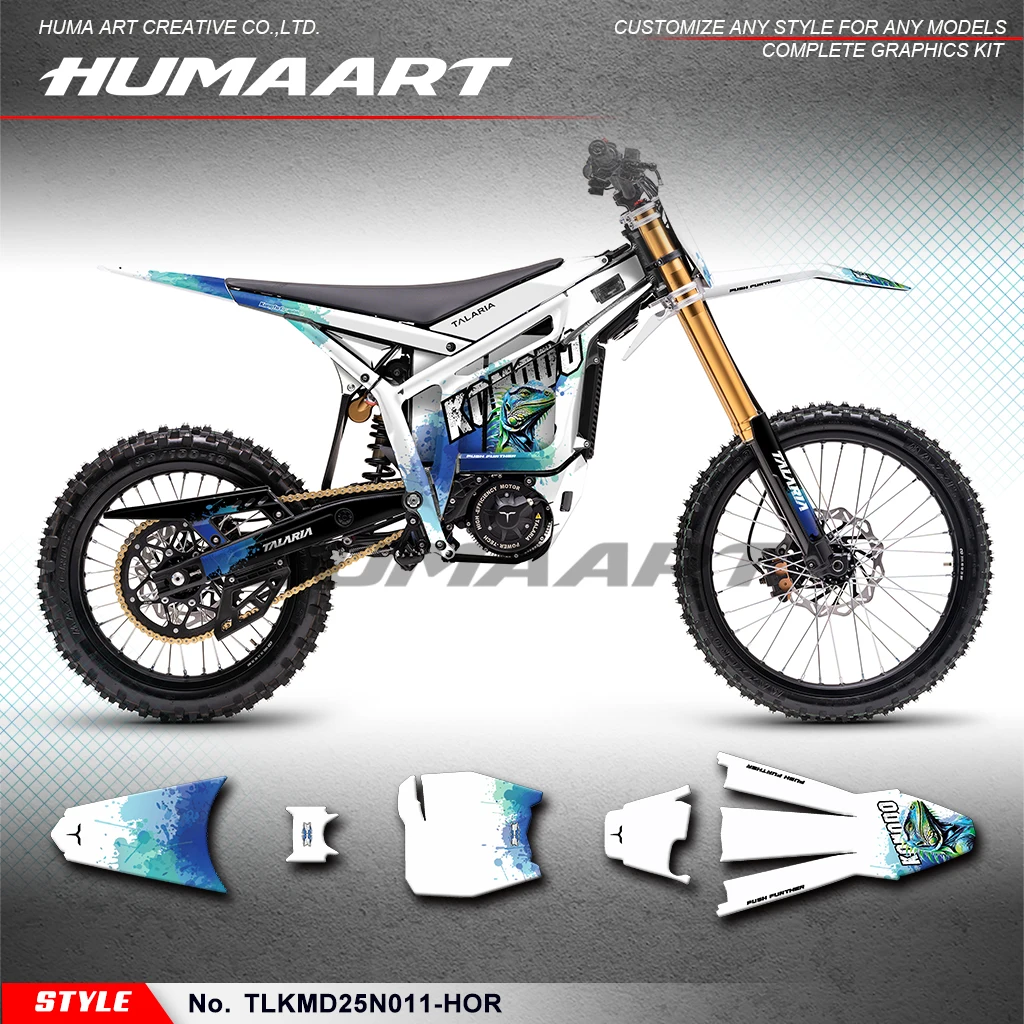 

HUMAART Custom Graphics Decal Kit Motorcycle Stickers for TALARIA KOMODO, Protector, Style No.TLKMD25N011-HOR