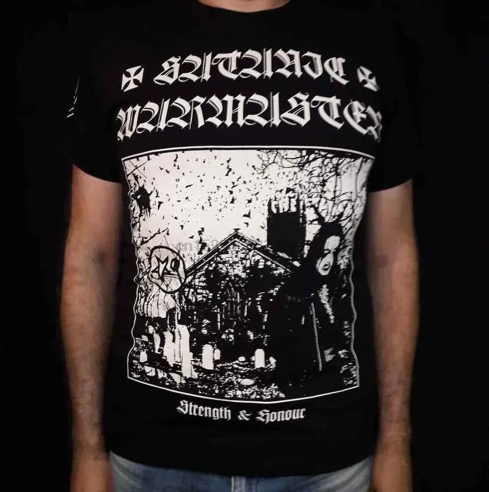 SATANIICC WARMASTER Strength Honour T-SHIRT Horna Behexen Sargeist Goatmoon Mgla