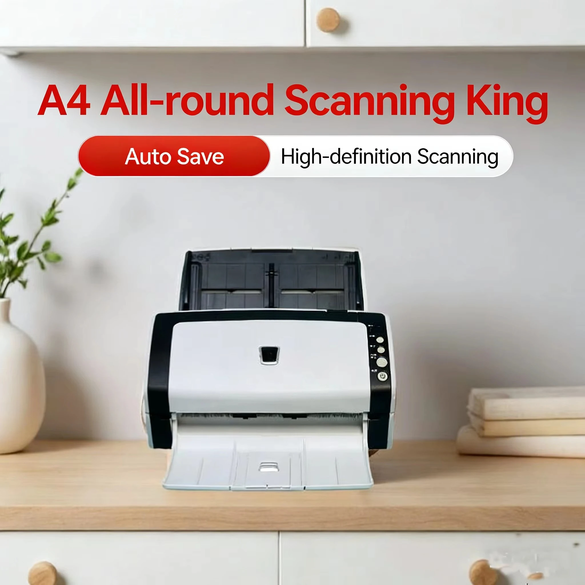 Fi-6130 A4 Small Automatic Scanner High-resolution Professional Office Double-sided High-speed Color Document Scanner