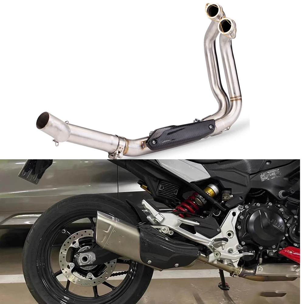 

Motorcycle exhaust muffler middle connection tube 51mm tube connection For bmw f900r f900xr f900r xr f900r 2020 - 2023