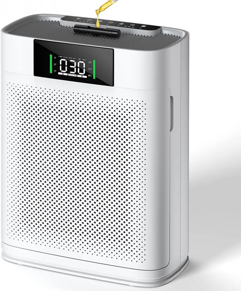 

Air Purifier for Large Room up to 2300 Sq Ft, Air Purifiers for Pets, with PM 2.5 Display Air Quality Sensor, Aromatherapy