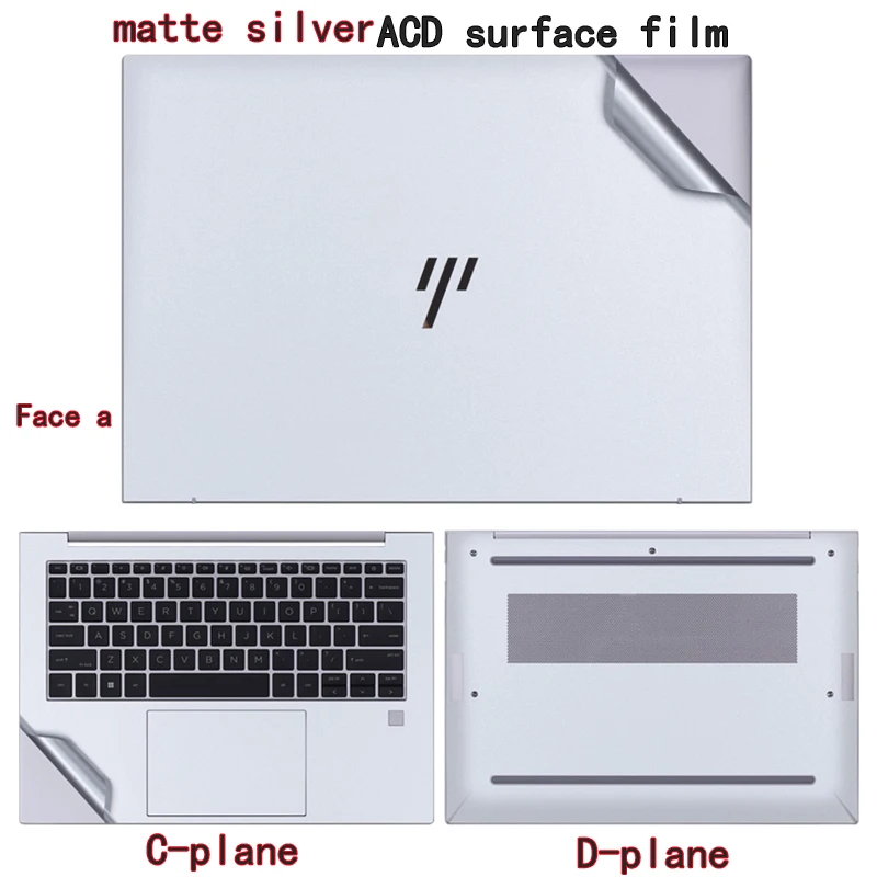 Für HP ZBook Ultra G1a 14/ZBook Firefly 14 G10/G9 Computer-Hautfilm Fury 16 G11 Shell-Folie, nicht schneidende Ethylen-Aufkleberfolie