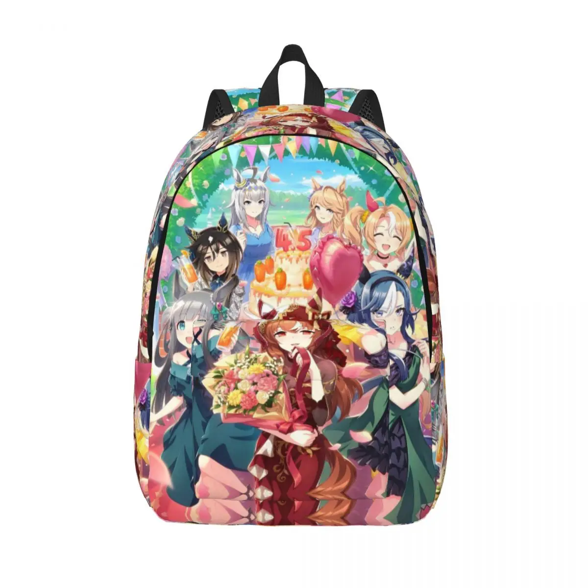 Umamusume Pretty Derby Anime Backpack for Preschool Primary School Student Bookbag Boy Girl Kids Daypack Sports