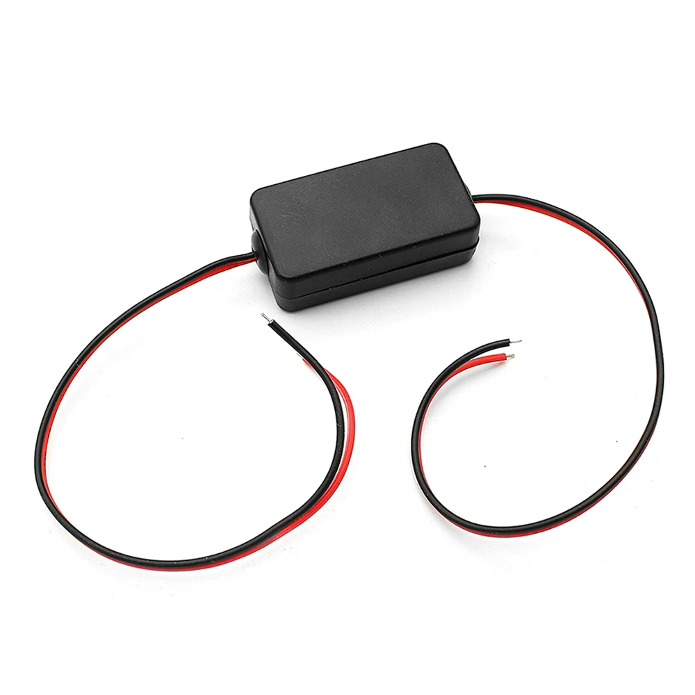 12V DC Waterproof Car Rear View Rectifier Power Relay Capacitor Filter Connector For Backup Auto Car Camera Filter High Quality