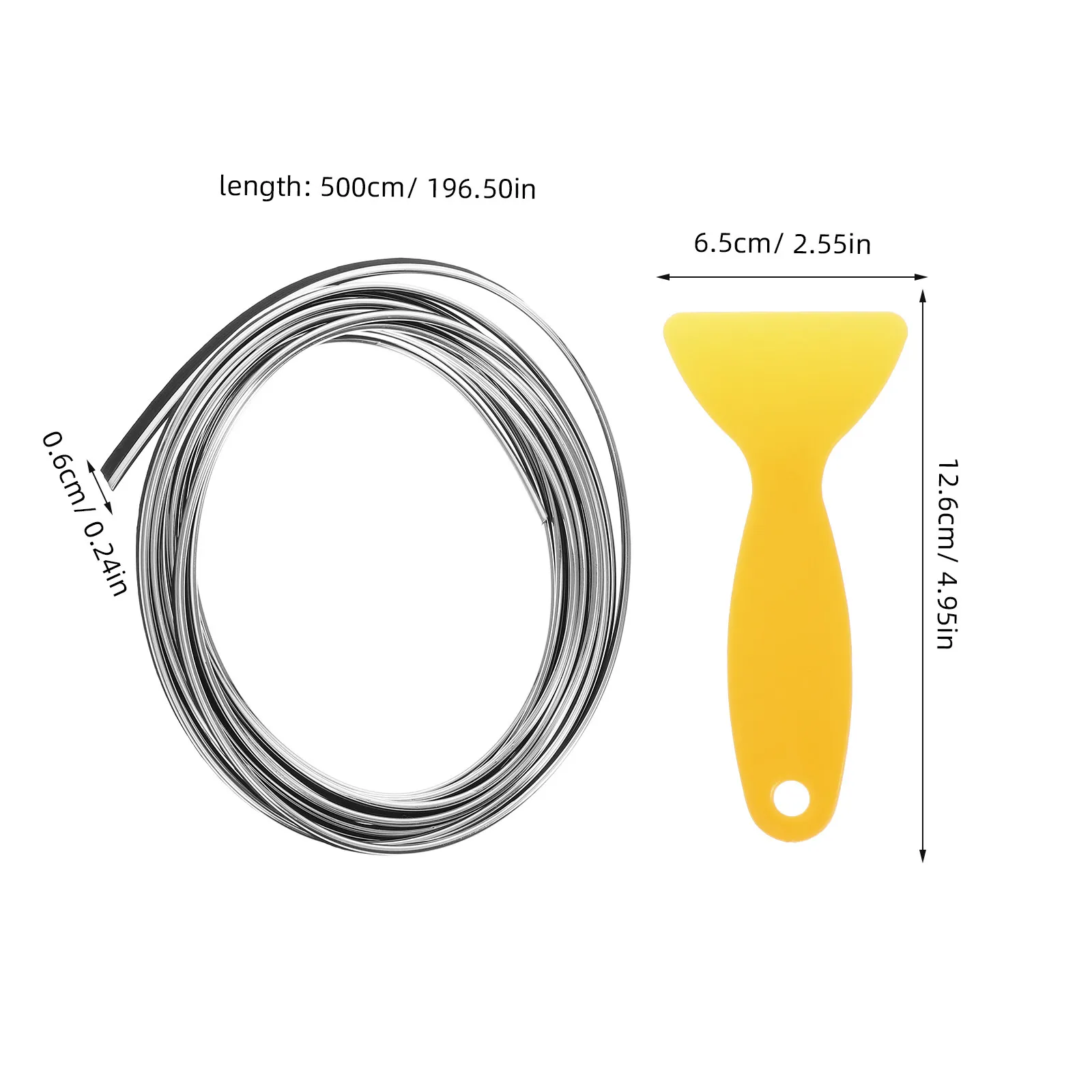 Universal Car Interior Decorative Strip 5 Meter Flexible Body Trim Automotive Gaps Molding Car Door Interior Accessories Strip