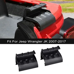 55395760AE 2Pcs Soft Top Rear Window Tailgate Bar Retainer Bracket 55395761AE Fit for Jeep Wrangler JK 2007-2019 2020 2021 2022