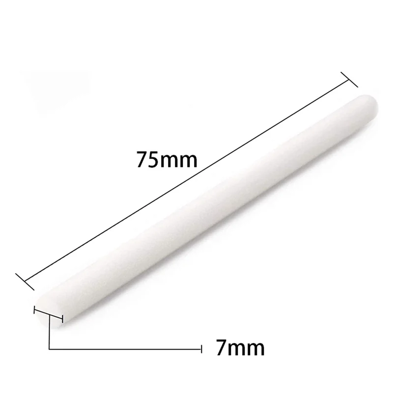 ABBK-120 шт. ватные тампоны, фильтры, запасные палочки, сменные фитили для портативных персональных увлажнителей с питанием от USB, ароматизатор