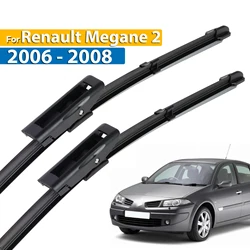 Erick's Wiper LHD Front Wiper Blades For Renault Megane 2 MK2 2006 - 2008 Windshield Windscreen Window Car Rain Brushes 24