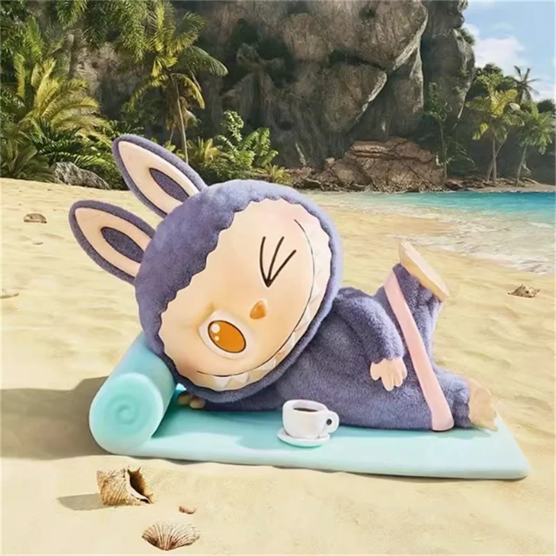 

Authentic Labubu Lazy Yoga Series Handmade Random Blind Box Confirmed Style Trendy Plush Doll Toy Gift Room Decoration