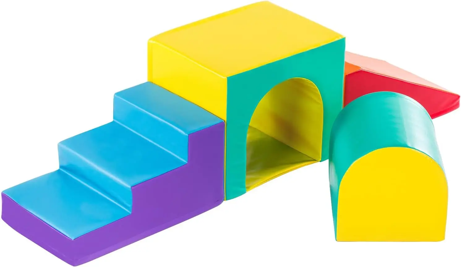 

Toddler Climbing Toys - Soft Play Set for Kids - Foam Climbing Blocks - Safe Soft Gym Equipment - Great for All Ages