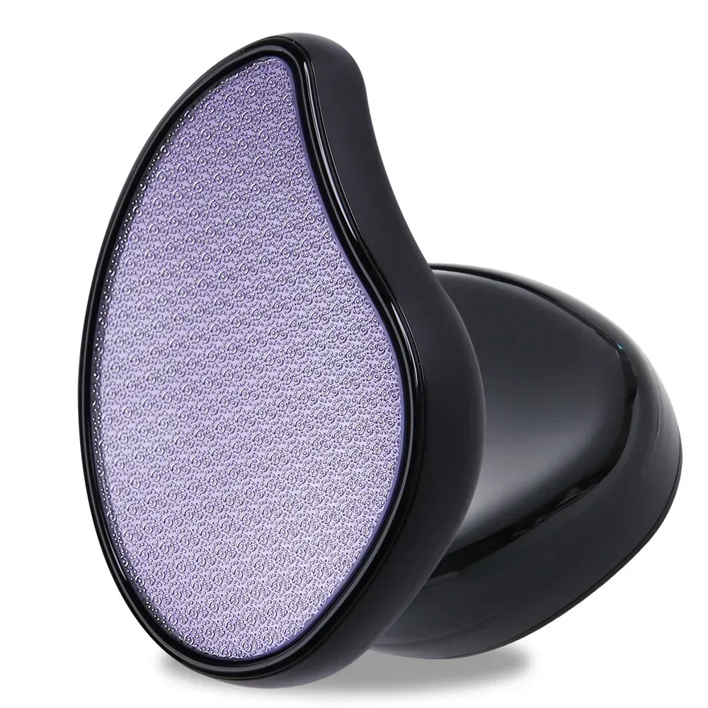 Moedor de pé de vidro nano, remoção de pele morta e calosidades, pedra de moagem de calcanhar, aço inoxidável, dupla face, moedor de pés