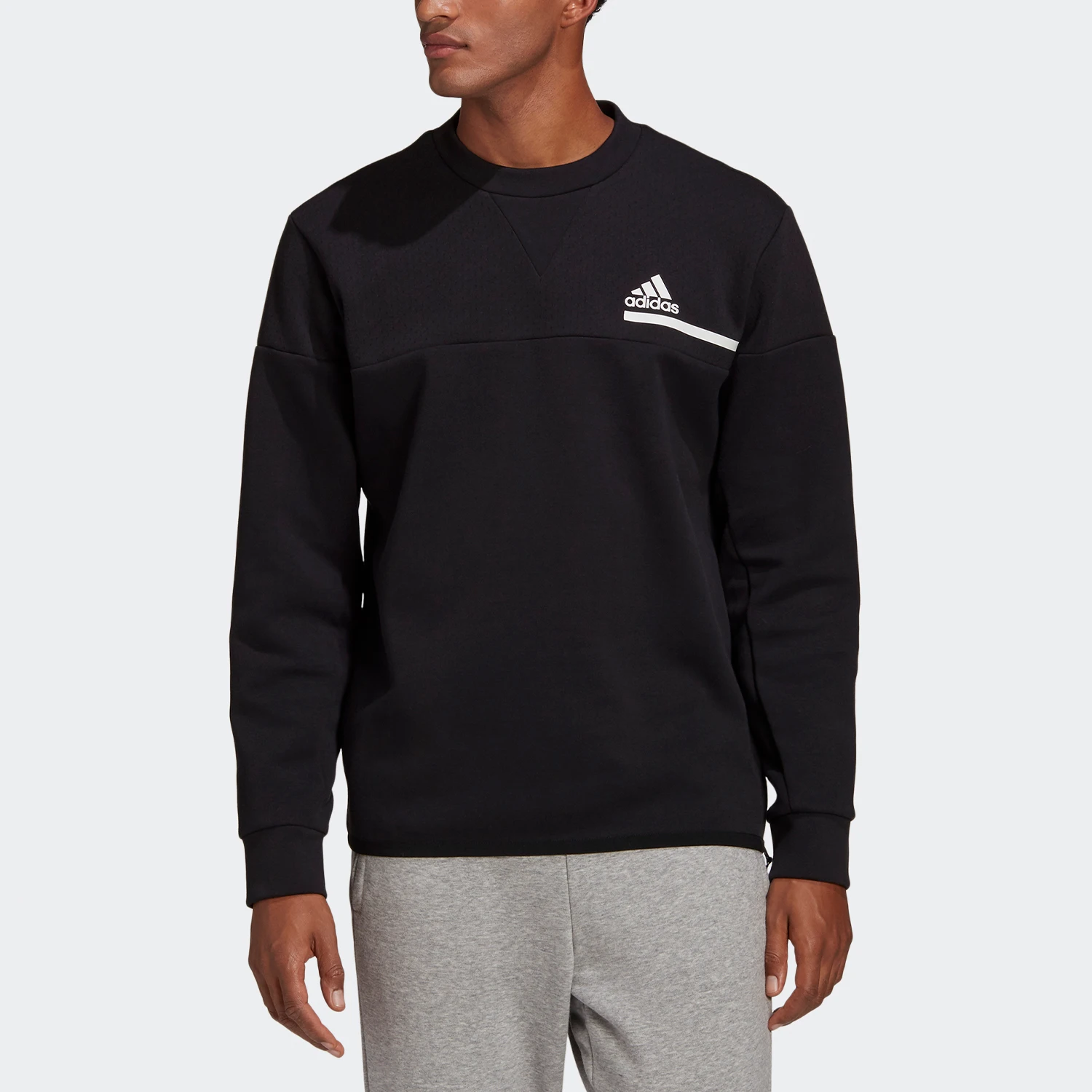 Adidas genuine Spring and Autumn men's long sleeved classic sports hoodie pullover GM6538
