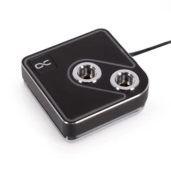 Alphacool Core 1 5V Aurora CPU Water Block For AM4,AM5,For INTEL 1700,1851 Processor Cooler,Nickel Plated Copper,Black,Silver
