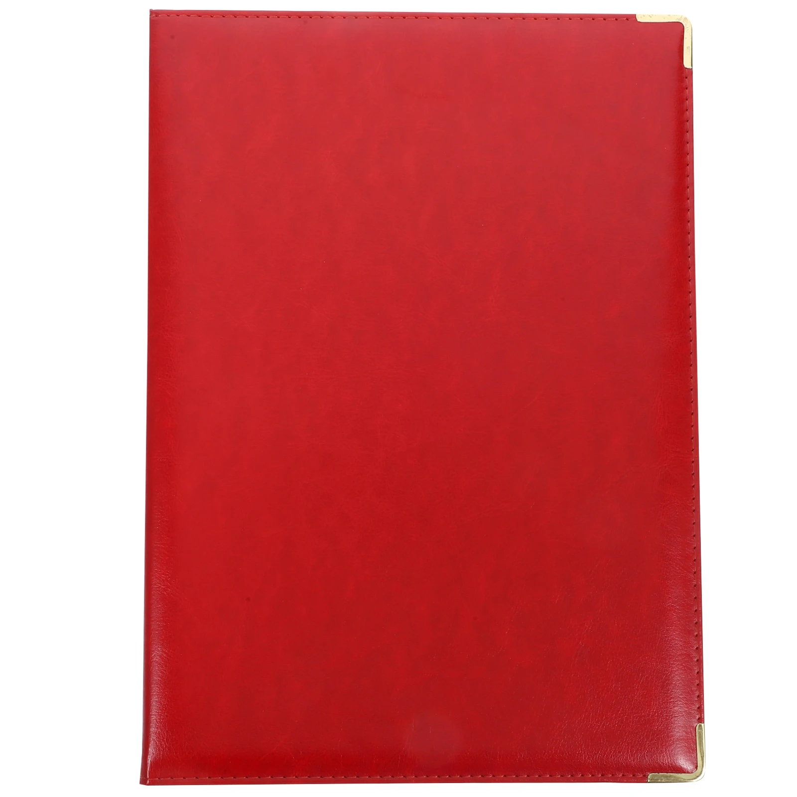 

Large Red Folder Professional Document Organizer Office Portfolio File Storage Board Resume Holder Portable Work Binder Men