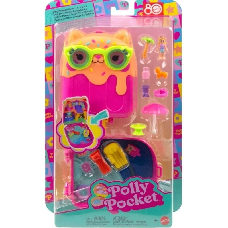 

In Stock Polly Pocket Peeps Easter Bunny Kitten Popsicle Travel Anime Series Models Are Beautiful And Soothing Toy Gift