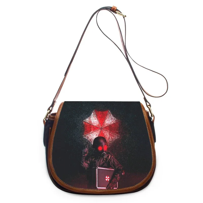 Umbrella Corporation print new fashion Women Crossbody Bag Luxury Handbags Women Bags Zipper Shoulder Bag women shoulder bag