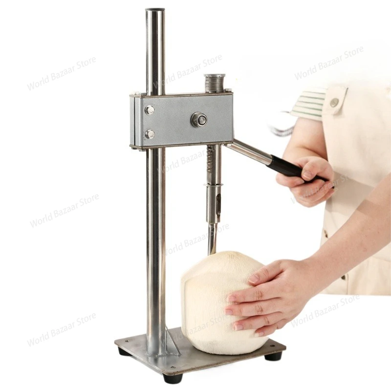 

Green Coconut Cutting Opener Fruit Shop Portable Manual Coconut Opener Shell Coconut Hole Opener