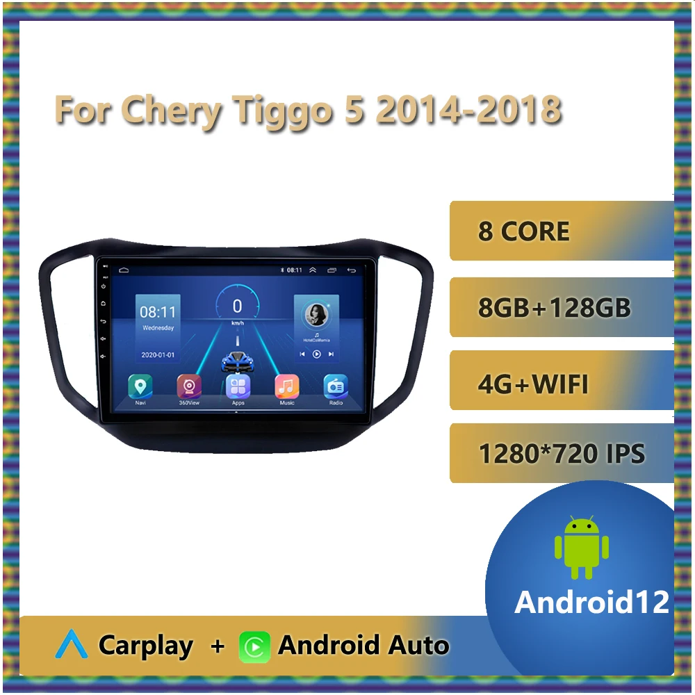 

Android 13 For Chery Tiggo 5 2014 - 2018 Car Radio Video DSP Multimedia Player 4G AHD WIFI No 2din RDS SWC Stereo Bluetooth WIFI