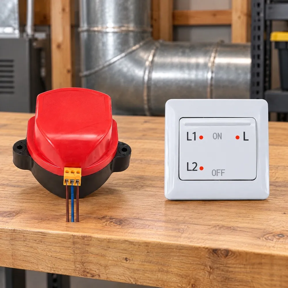 Air Damper Valve Actuator Switch Electric Ventilation Duct Controller Switch Efficient Airflow Regulation HVAC Systems