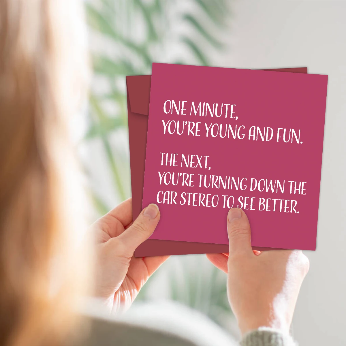 1PC Rude Getting Old Birthday Card For Him Her,Funny 40th 50th 60th Bday Card for Men Women,Happy Birthday Gift For Husband Wife