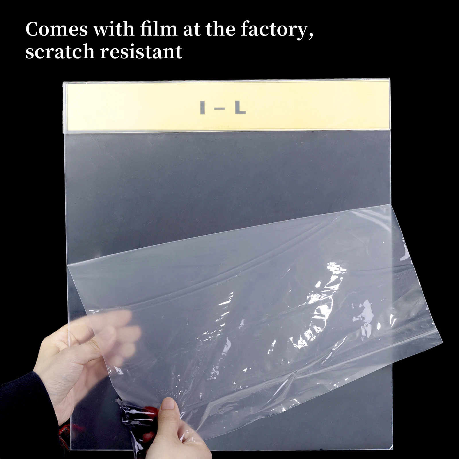 حار 12 بوصة سجل فواصل المنظم تبويب الاكريليك بطاقات تخزين LP منظمة تصنيف بطاقة شفافة الفينيل مؤشر العلامة