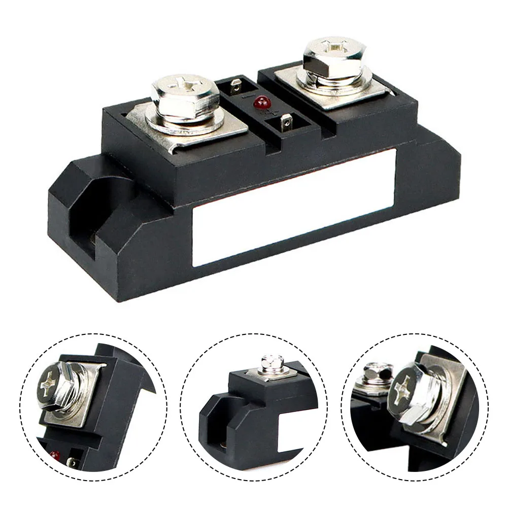 80A Solid State Relay For SSR Single Phase Input 4-32VDC Output 30-480VAC Solid State Relay Instrument Accessories