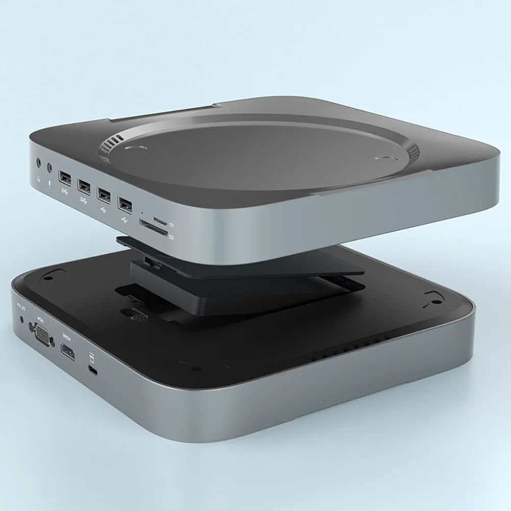 Imagem -05 - Docking Station para Mac Mini Hub tipo c com Gabinete de Disco Rígido em 1