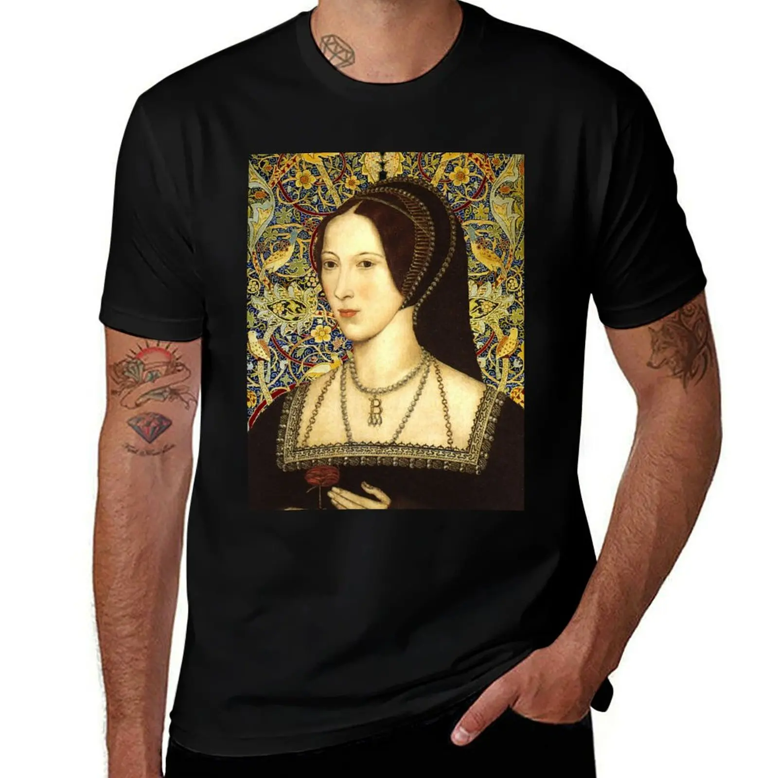 

summer Anne cotton man England shirt t t Queen t shirt man shirt for man of Boleyn, T-Shirt T-Shirt