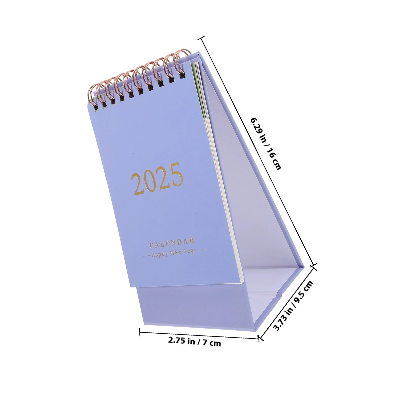 Настольный перекидной настольный календарь, простой дизайн для офисного учебного стола, ежемесячная заметка, ежедневный дисплей даты, новогодний календарь 2025 года