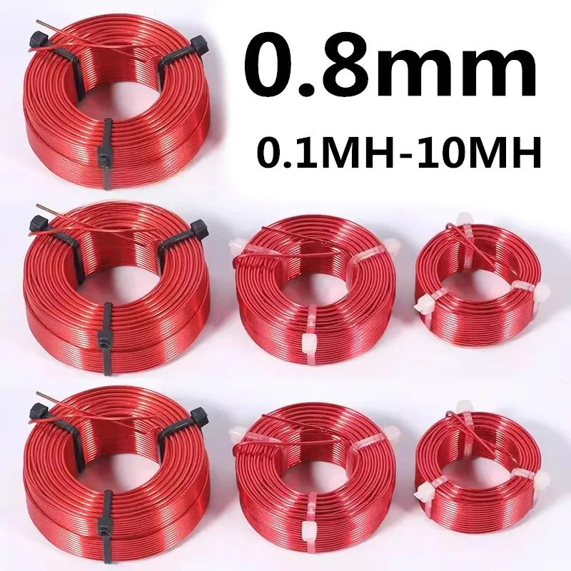 

Индуктор воздушного типа 0,8 мм, 0,1 мГн-10 мГн, из бескислородной меди, для кроссоверов акустических систем, индуктивность на заказ, аудиофильские аудиокомпоненты