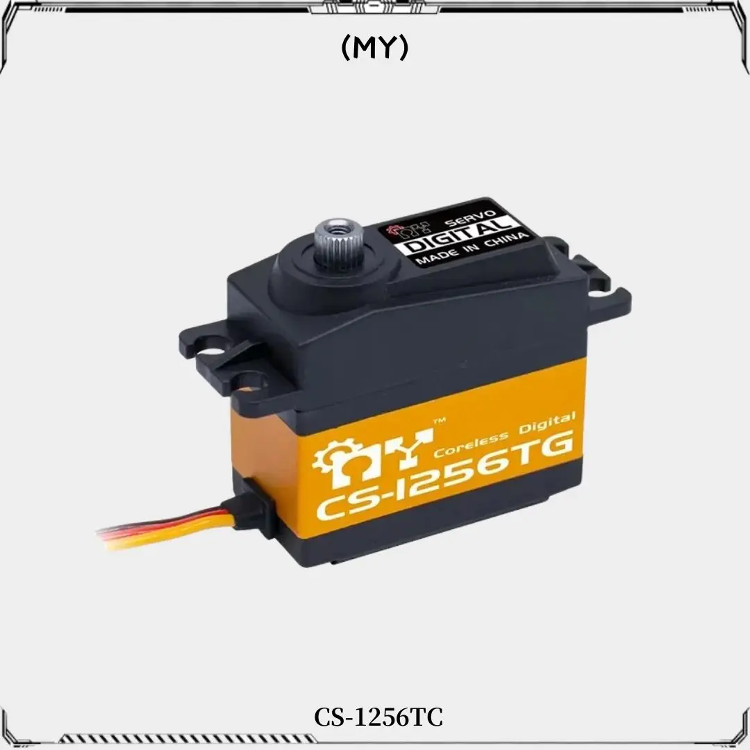 Meu servo CS-1256TG coreless servo 0.15s 20kg alto torque titânio engrenagem direção digital padrão para 1/8 1/10 rc peças de carro