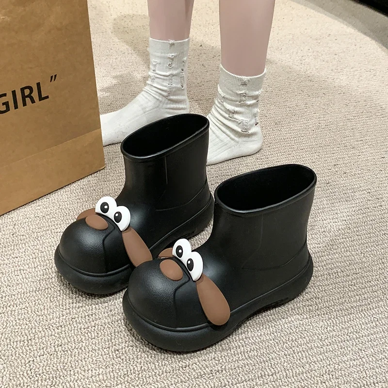 Big Toe Schuhe Neue Stil Regen Stiefel Damen Mode Trend Tragen EVA Wasserdichte Schuhe Kurze Röhre Regen Stiefel Schuhe für Frauen