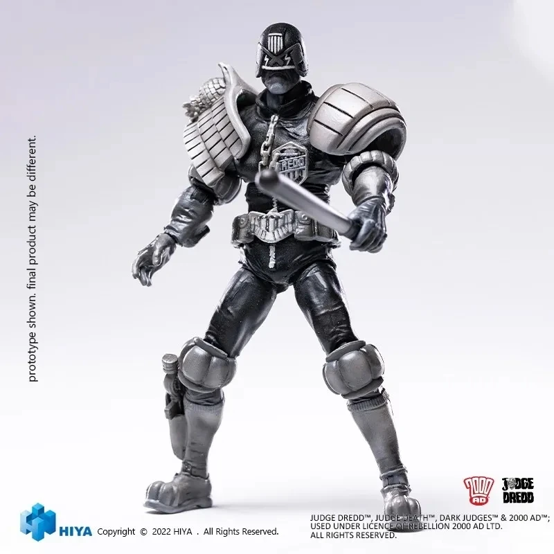 HIYA EMJ0200 Exquisite Mini 1/18 2000AD Judge Dredd BW Color