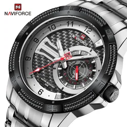 NAVIFORCE Men Wristwatch Top Brand Luxury Waterproof Original Quartz Male Watch Sport Military Luminous Clock Reloj Hombre 2023