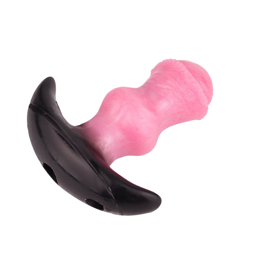 FISTSX Silicone Anal Dildo Mouth Gag Horse 10 Modes Bullet Vibrator Adjustable Leather BDSM Sex Toys For Woman Bondage Anal Plug_voghion.com