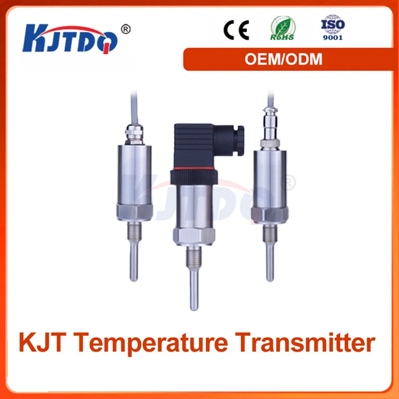 

KJT High Quality Waterproof Oil-proof IP65 12V 24V 3 Wire 0-5V 1-5V 0-10V 4-20mA RS485 Hermann Temperature Transmitter