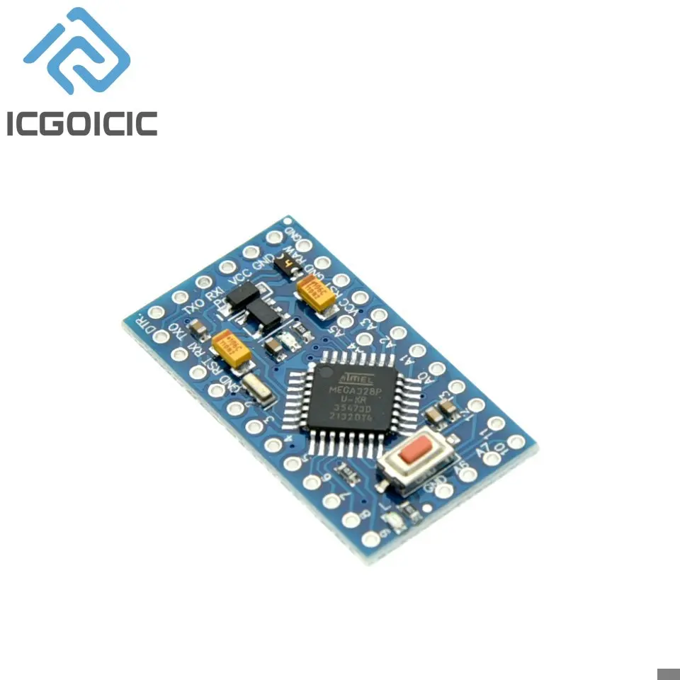Pro Mini 328 Mini 3.3V/8M 5V/16M ATMEGA328 ATMEGA328P-AU 3.3V/8MHz 5V/16MHZ for Arduino