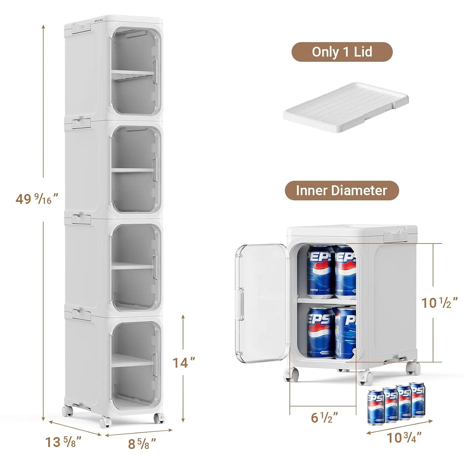 4-Tier Narrow Storage Cabinet Slim Bathroom Organizer Adjustable Fridge & Vanity Gap Shelf White, Customized
