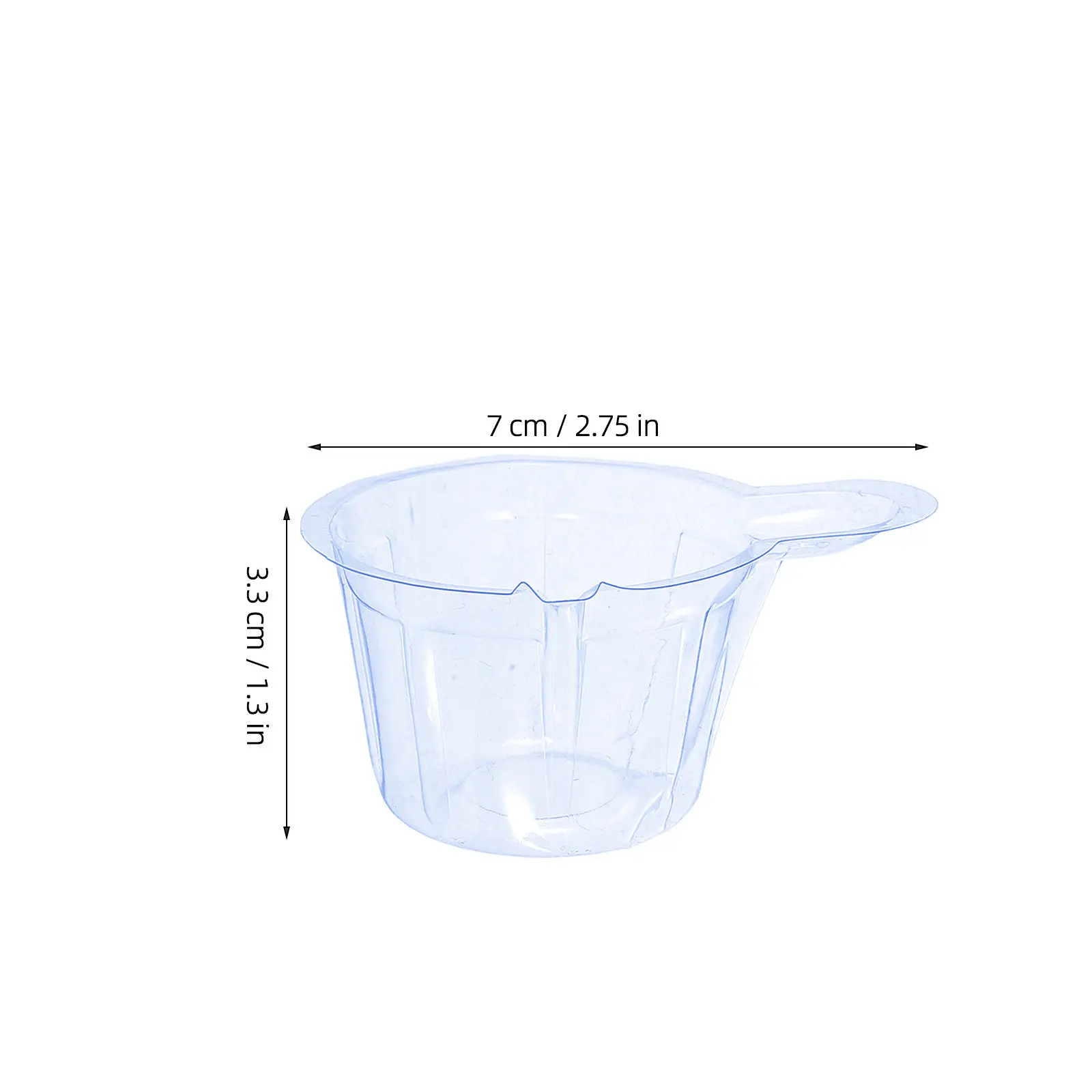 100Pcs Clear Collection Cups Plastic Leakproof Testing Containers Sample Cups 40Ml Container for Testing