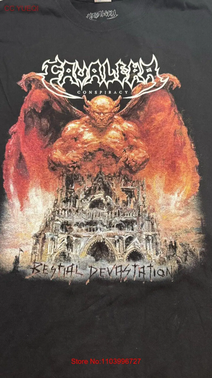 Cavalera T-Shirt New Size M Sepultura Bestial Devastation