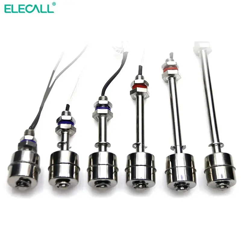 ELECALL Water Level Float Switch Water Tower  Pump Tank NO/NC Automatic Controller Flow Sensor stainless steel 2A1