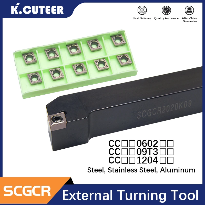 SCGCR SCGCR1010H06 SCGCR1616H09 SCGCR3232P12 91 Degree External CNC Turning Tool Holder For CCMT Carbide Inserts lathe CNC Tool