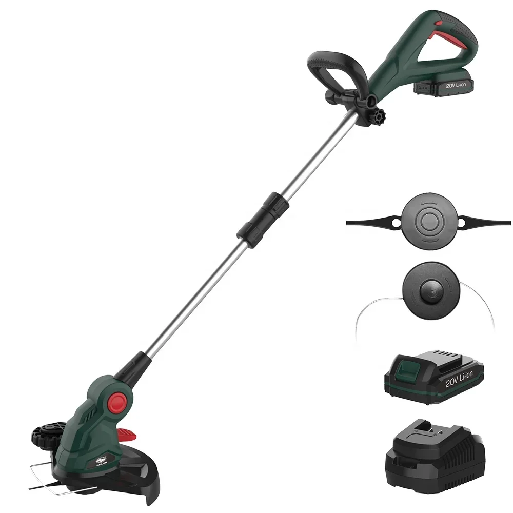 Garden Tools Electric Cordless Grass Trimmer Lithium Battery Grass Trimmer Brush Cutter