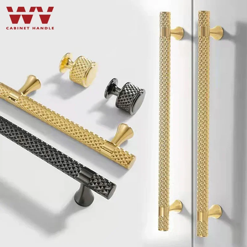 YM ドレッサー キャビネット ハンドル ワードローブ ブライトブラック ゴールド キッチンアクセサリー 食器棚 ドア クローゼット 引き出しノブ 家具金具