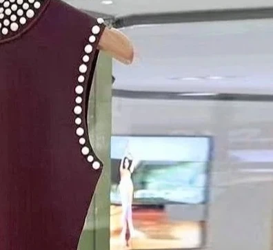 

Women's round neck knitted slim dress sleeveless pearl rivet tassel holiday party midi robe