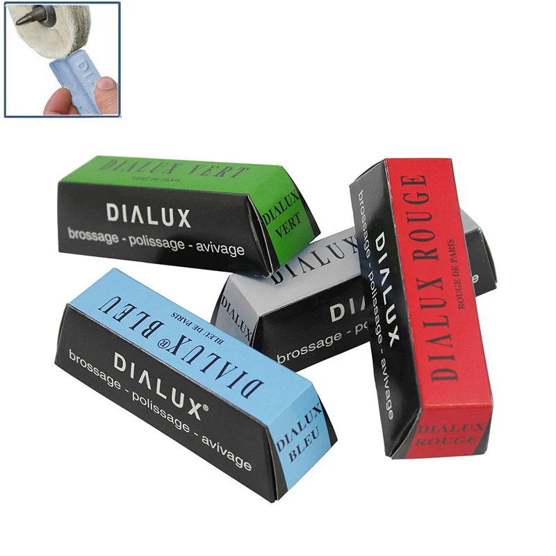 Dialux قسط تلميع مجمع جلخ لصق التلميع الشمع بار المعادن مجوهرات الذهب تلميع ساعة أداة إصلاح