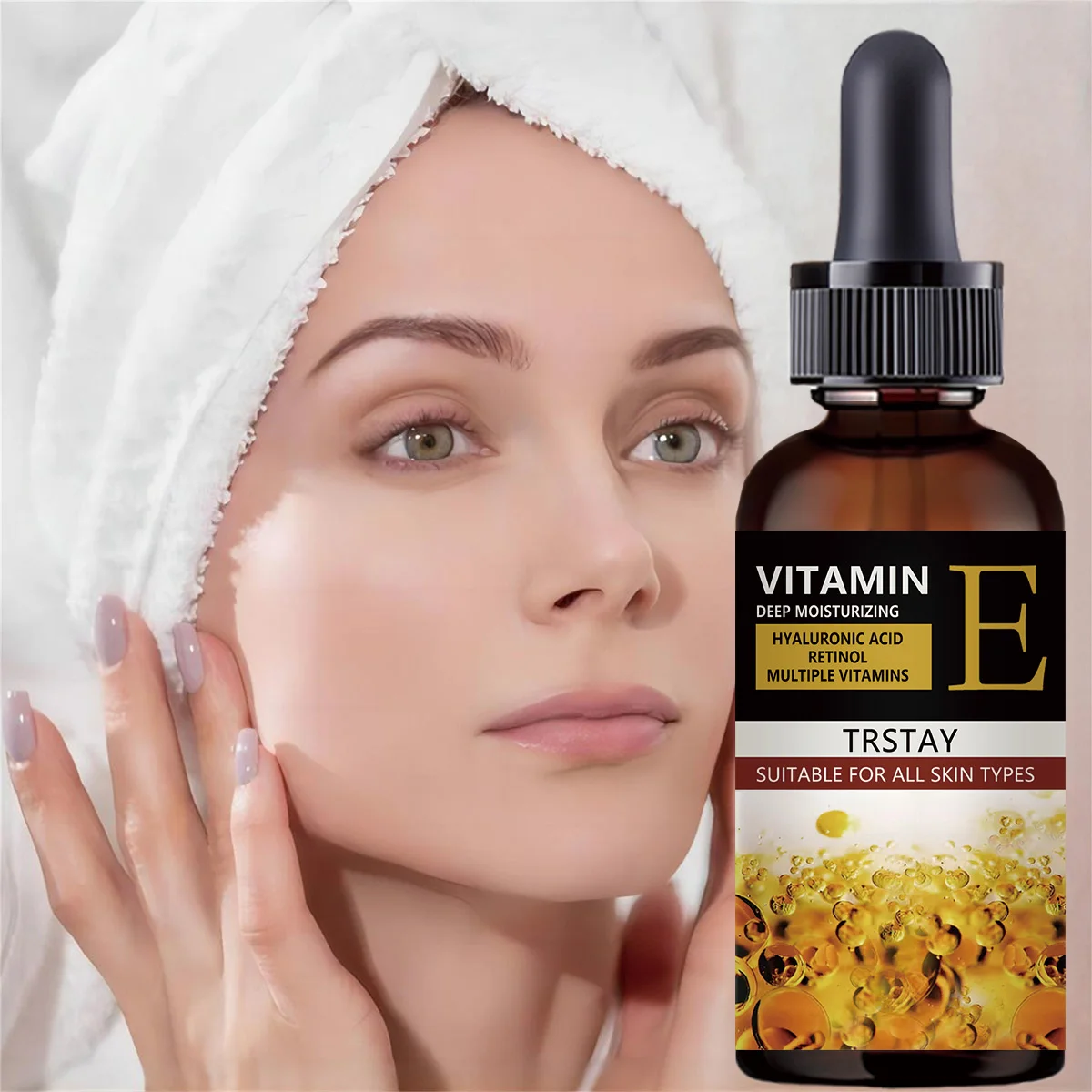 vitamin e anti wrinkle formula supreme care essence moisturizes, reduces fine lines and wrinkles, and increases skin elasticity