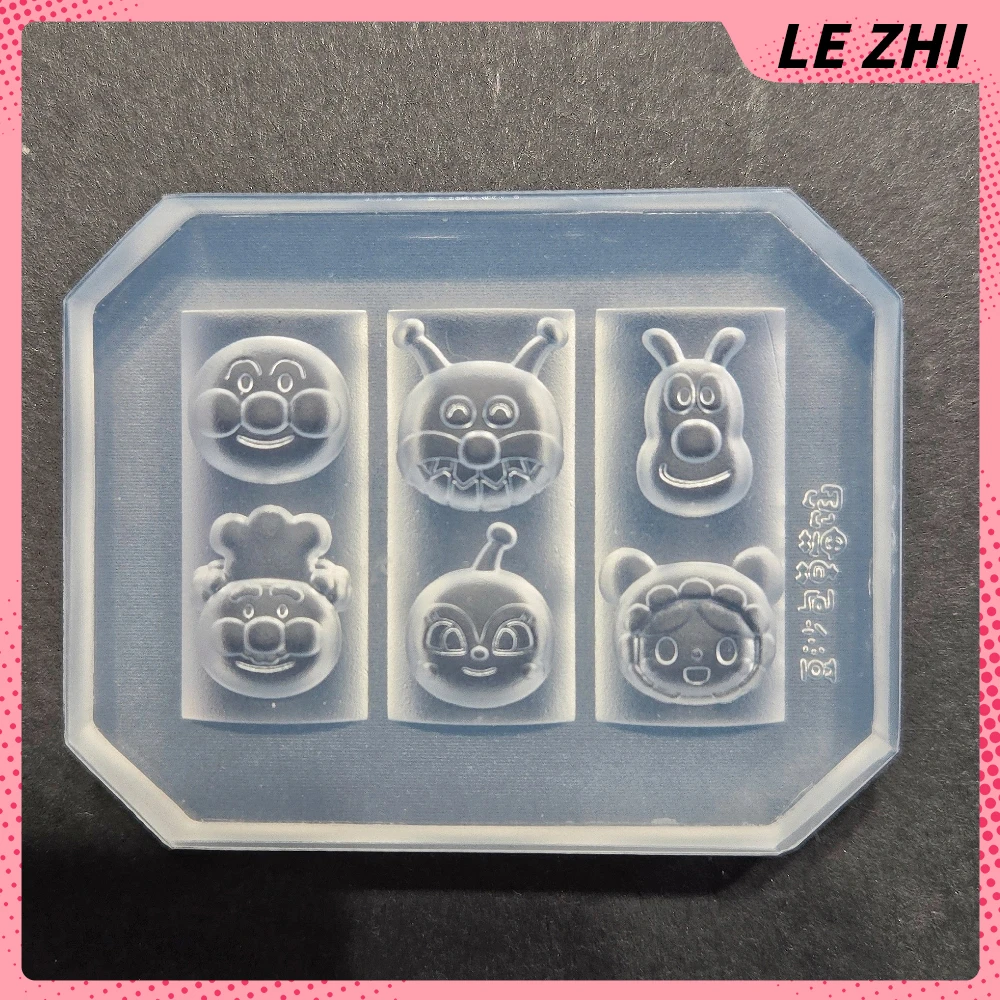 الكرتون لطيف الحيوانات القطط الكلاب أرنب سيليكون مسمار الفن قالب قالب Kawaii ثلج زهرة Diy تصميم مسمار الفن نحت القالب