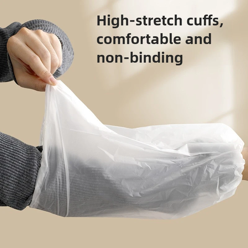 

Disposable Sleeves Kitchen Oil-proof Leave-in Wear-resistant Dirt-resistant Thickened Transparent Plastic Waterproof Sleeves
