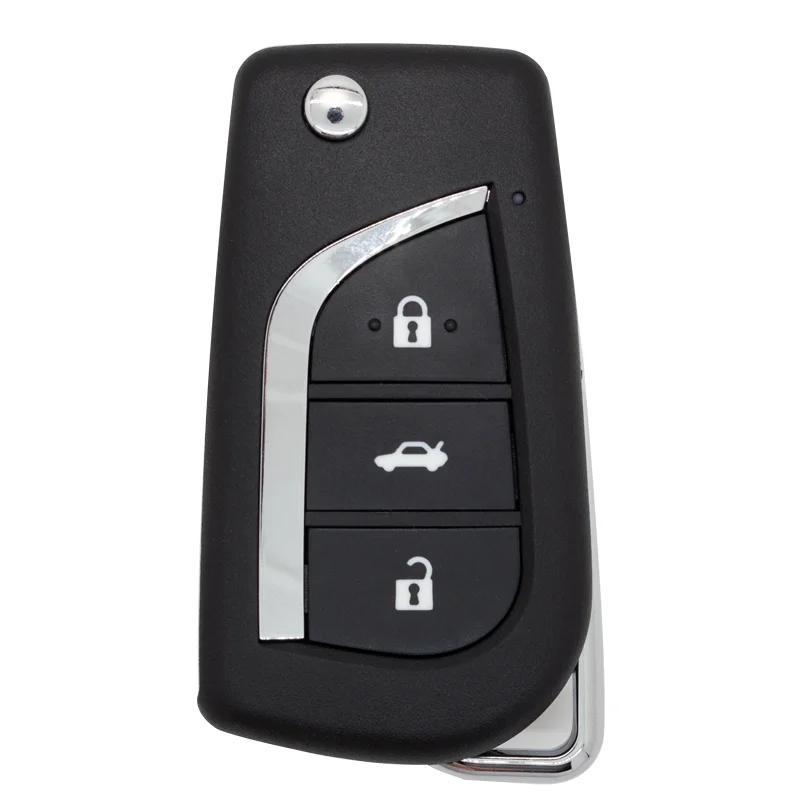 AIKKEY 5pcs K3 B Series MQB สไตล์ 3 ปุ่มสําหรับเครื่อง AIK Universal Car REMOTE Key FOB พร้อมชิปควบคุม Keyless Maker เปลี่ยน